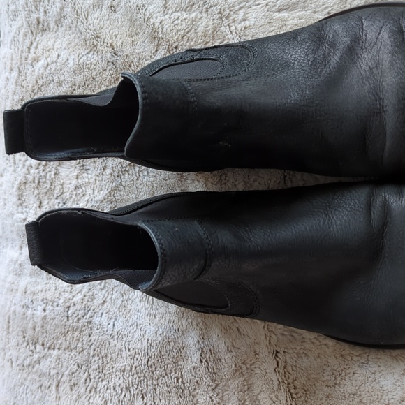 Frank Wright Mens Willow Leather Ankle Chelsea Boots Black Size 10 Medium - Picture 3 of 8